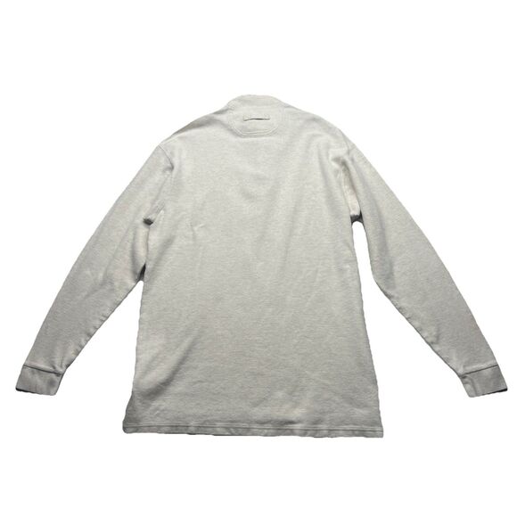 Duluth Trading Co Mens Size Large Tall Ivory Thermal Henley Shirt Heavyweight - Picture 7 of 9